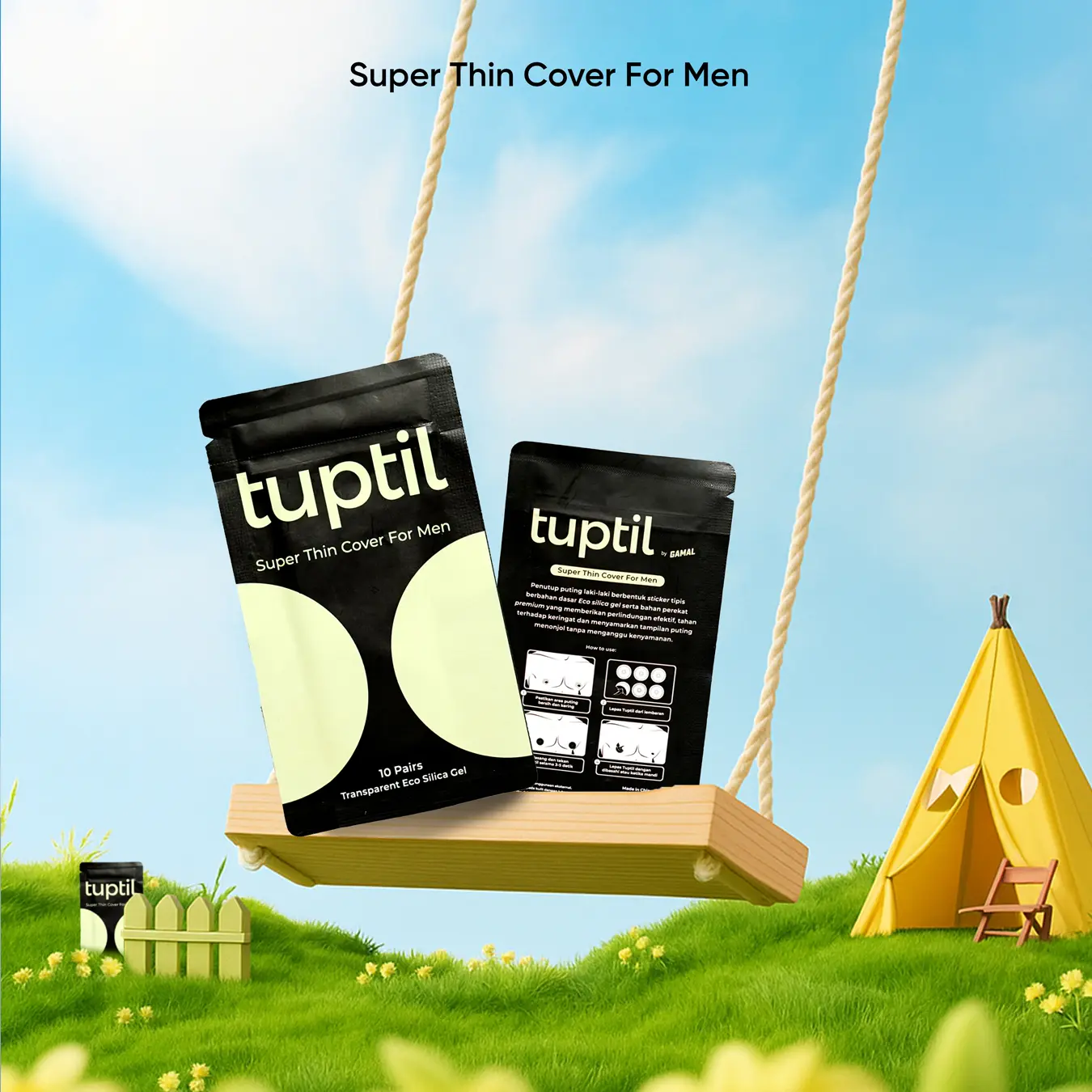 Headphones 3D Rendering